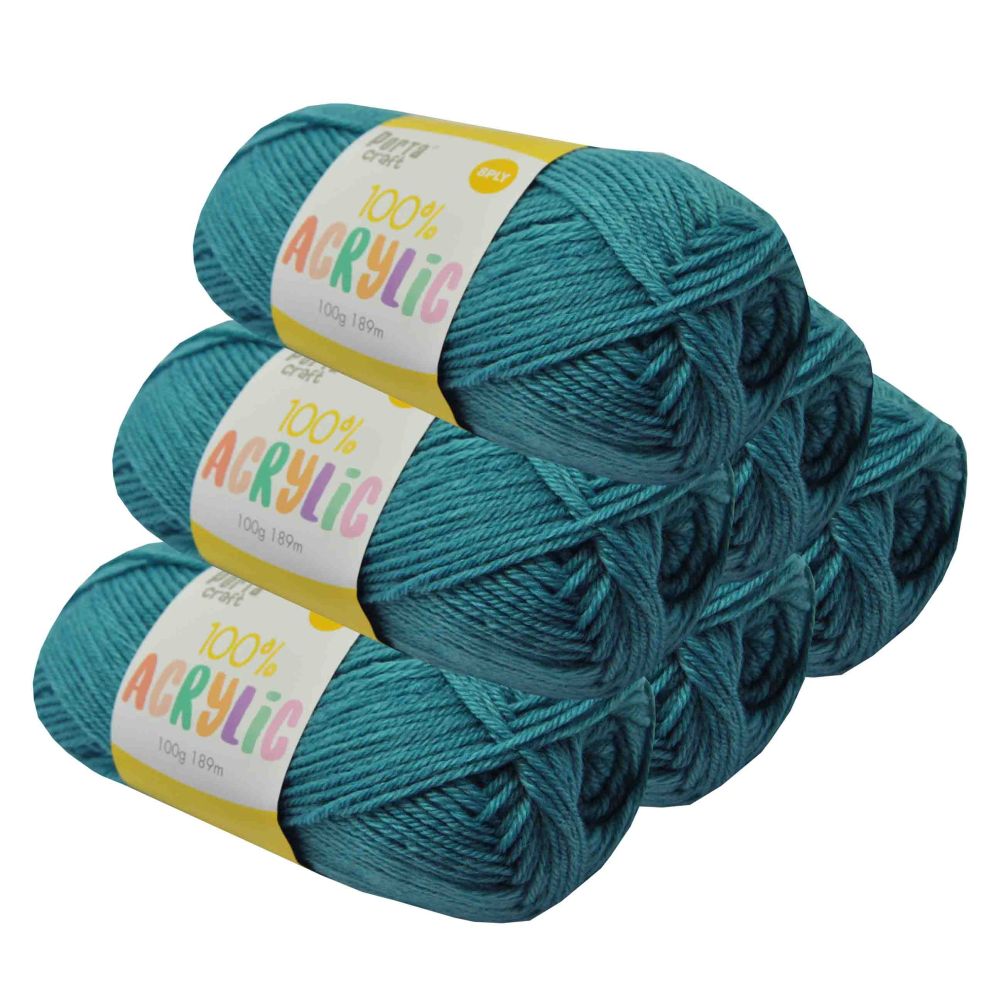 Acrylic Yarn Aqua 100g