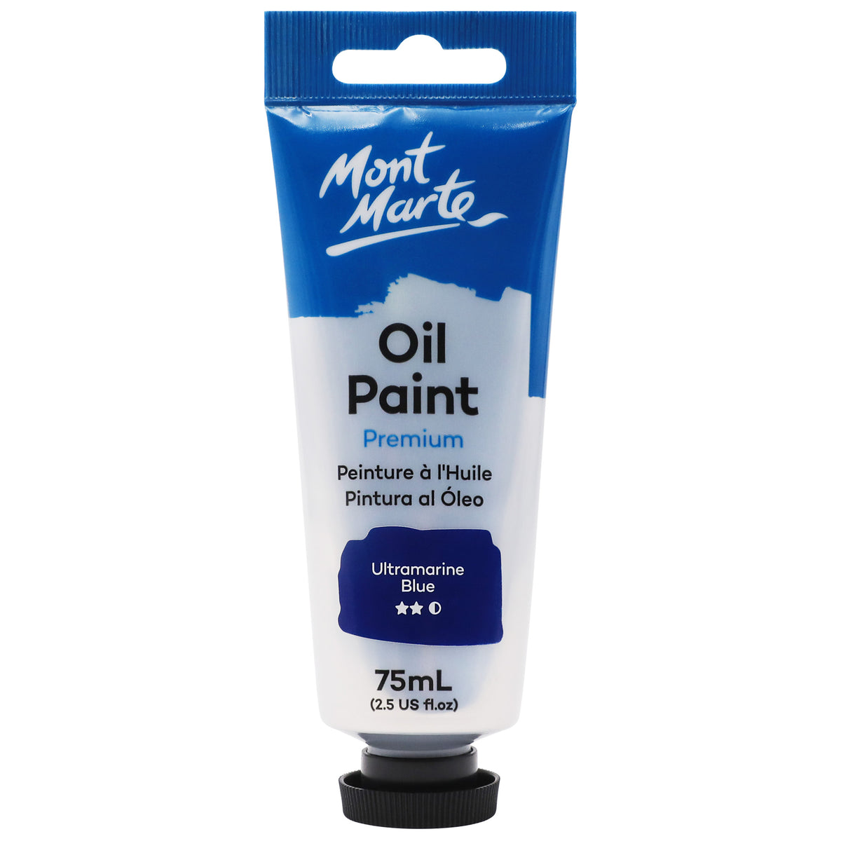 Oil Paint Premium 75ml Tube - Ultramarine Blue - Mont Marte