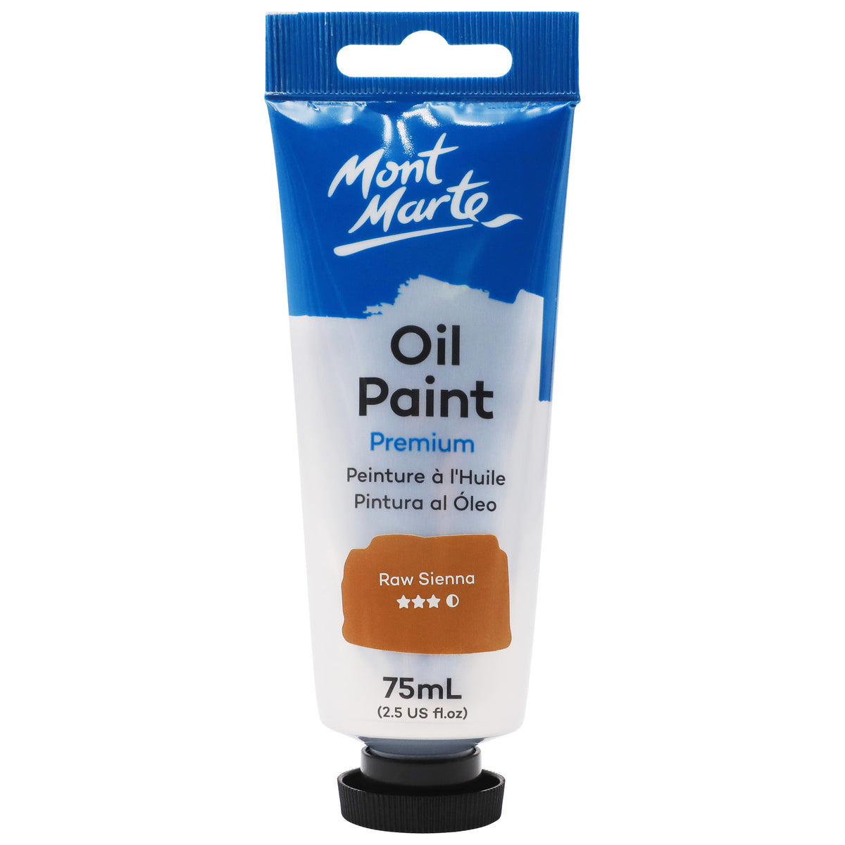 Oil Paint Premium 75ml Tube - Raw Sienna - Mont Marte