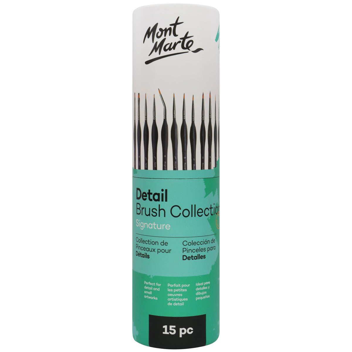 15 Piece Detail Paint Brush Collection - Signature - Mont Marte