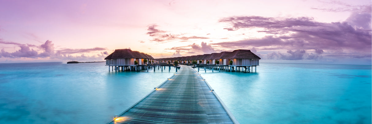 Maldives Sunset 156cm x 60cm / Black