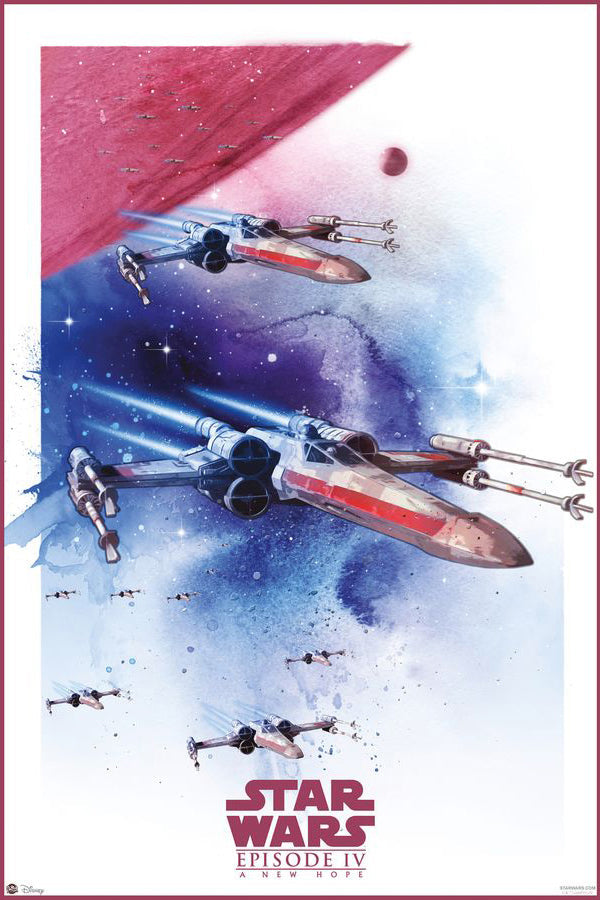 Star Wars Episode IV Poster X-Wing Fighter