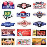 Vintage Auto-Style Brand Signs