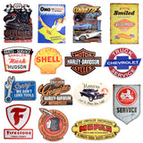 Vintage Auto-Style Brand Signs