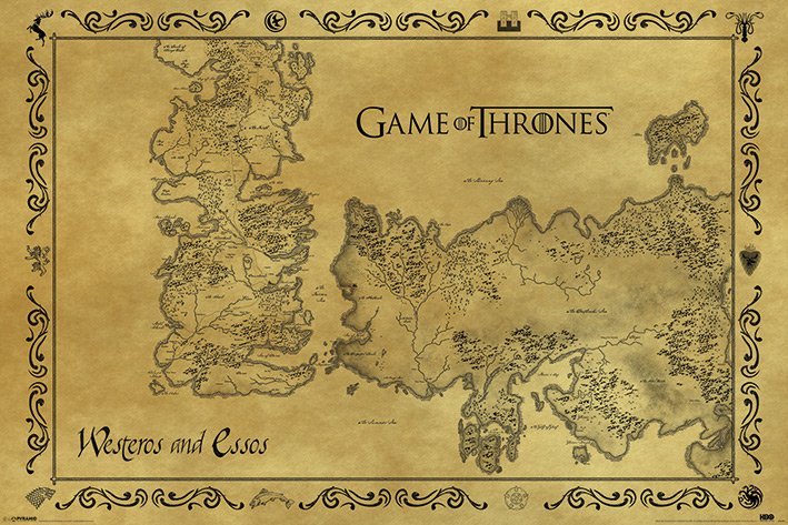 GOT Westeros and Essos Map