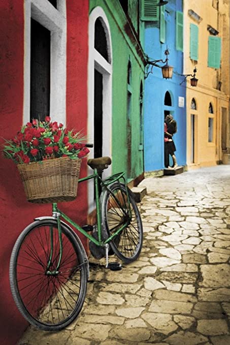 Bike With Flower Basket