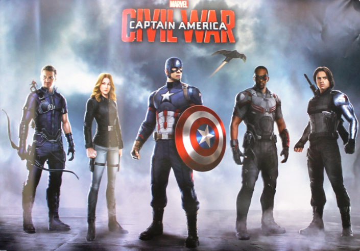 Captain America Civil War Group Stance