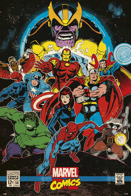 Marvel Infinity Retro Comic