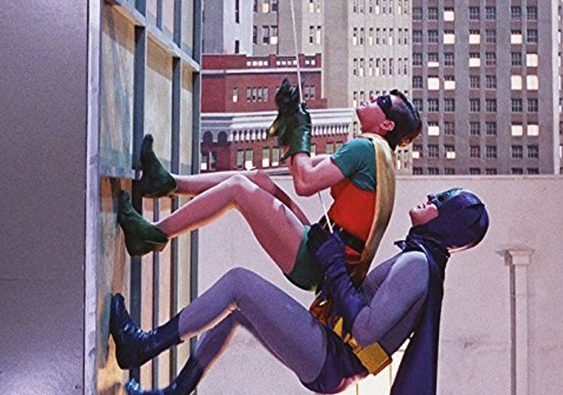 Batman and Robin Climbing