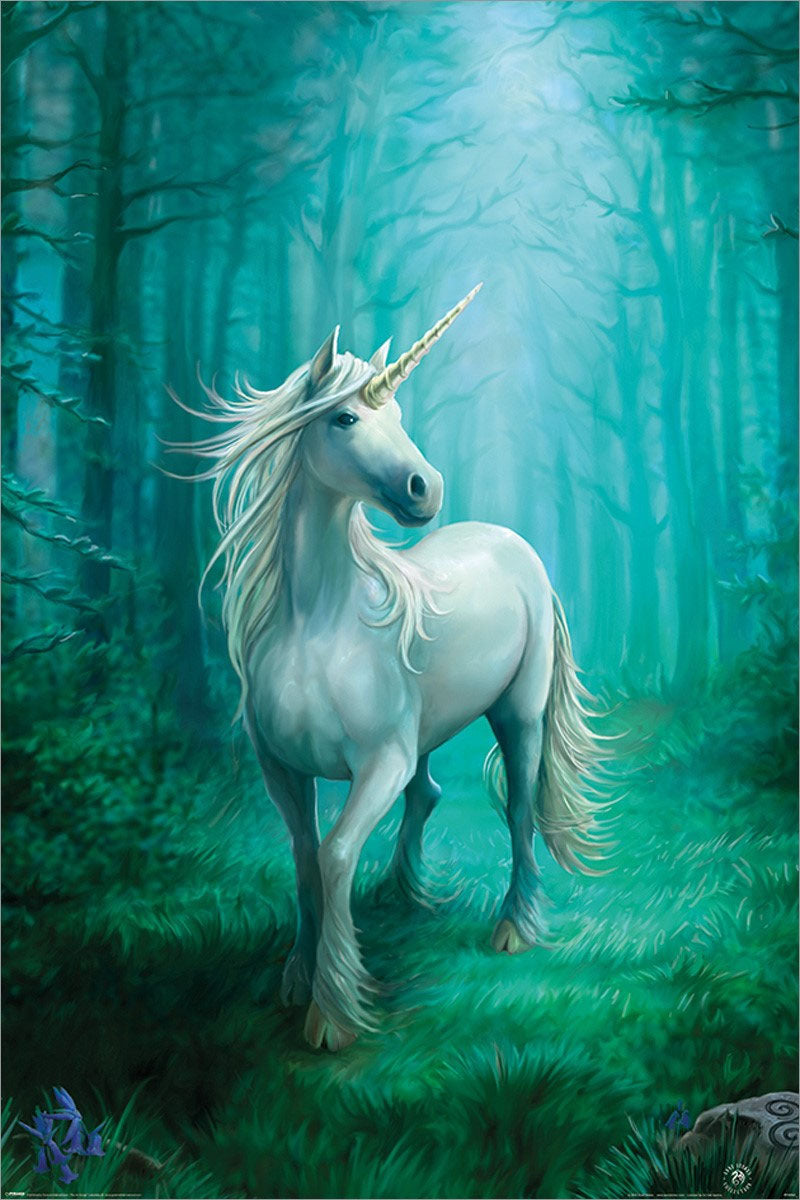 Anne Stokes Forest Unicorn