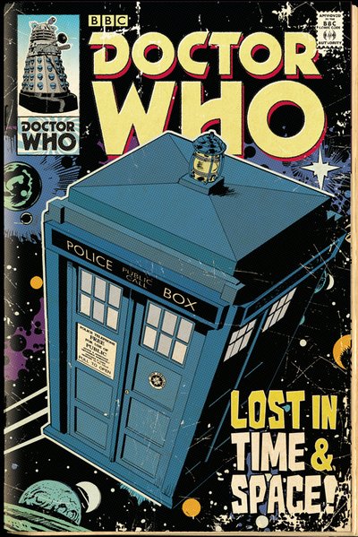 Doctor Who Tardis Comic