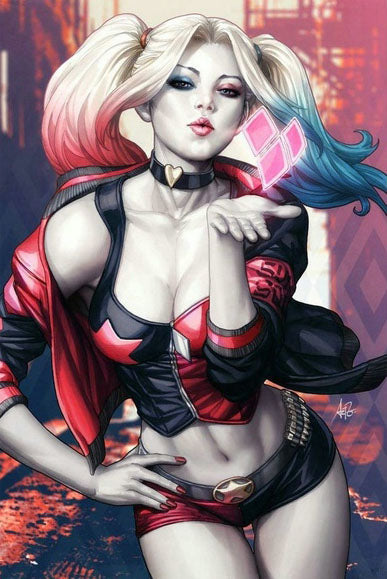 Harley Quinn Blowing Kiss