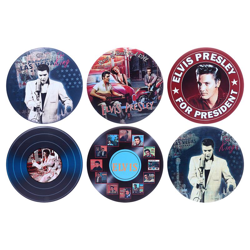 Elvis Retro Metal Sign Record