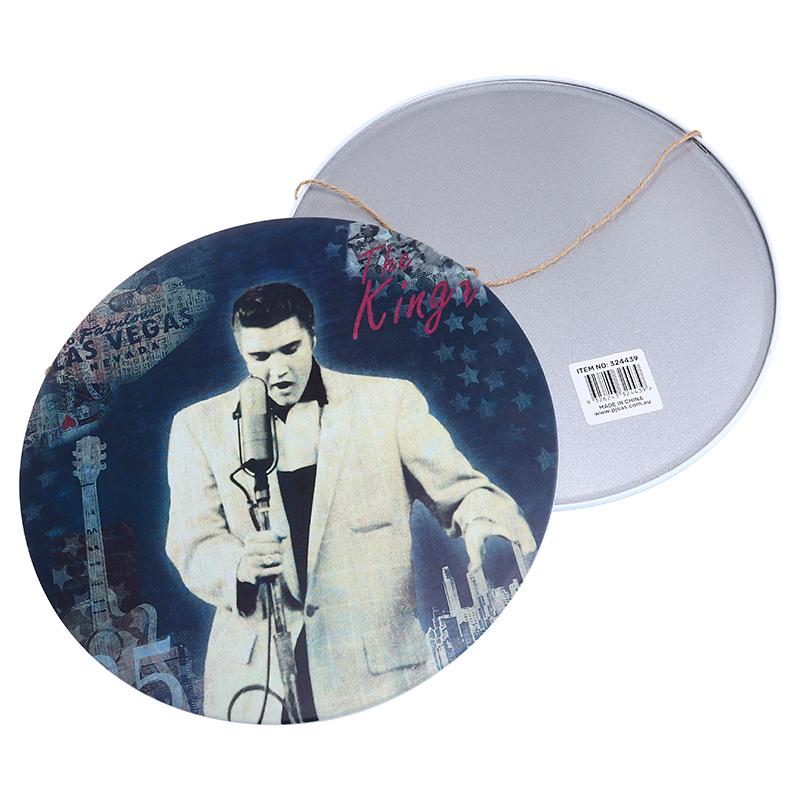 Elvis Retro Metal Sign Record