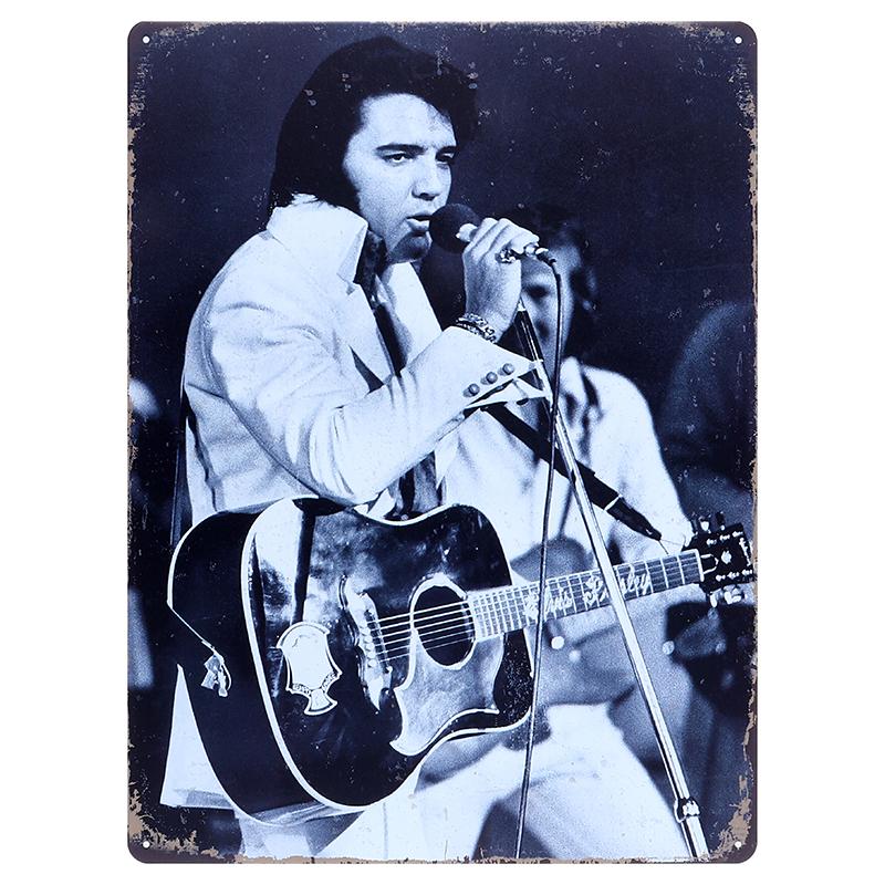 Elvis Metal Sign 30 x 40cm