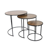 Nested Side Table Set - 3 Piece