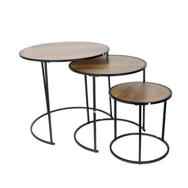 Nested Side Table Set - 3 Piece
