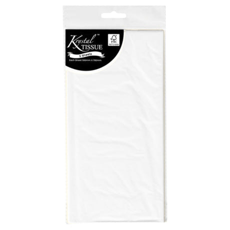 White Tissue Paper - 5 Sheets