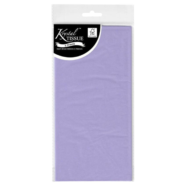Lilac Tissue Paper - 5 Sheets