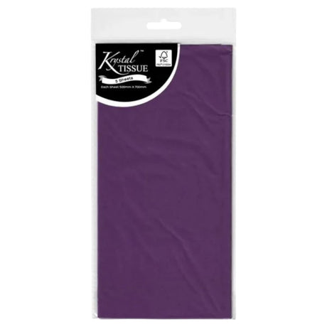 Purple Tissue Paper - 5 Sheets