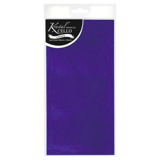 Blue Cello Wrap - 2 Sheets