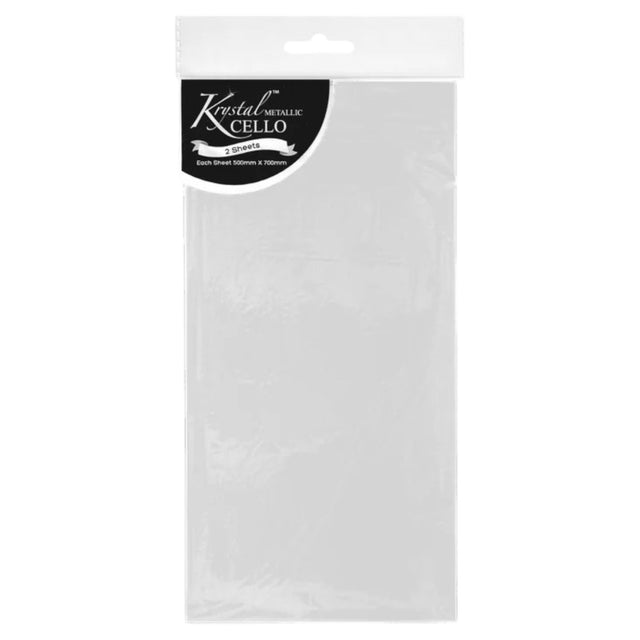 Clear Cello Wrap - 2 Sheets