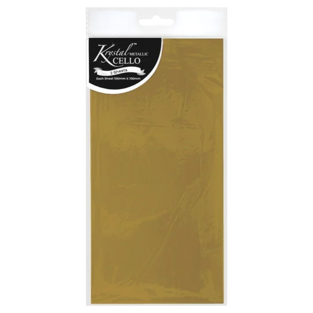 Yellow Cello Wrap - 2 Sheets
