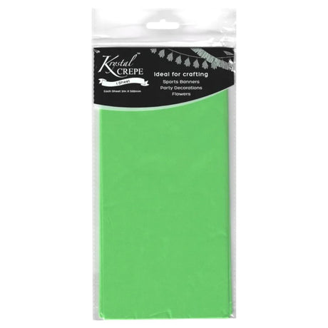Light Green Crepe Paper - 1 Sheet