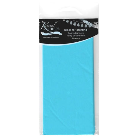 Blue Crepe Paper - 1 Sheet