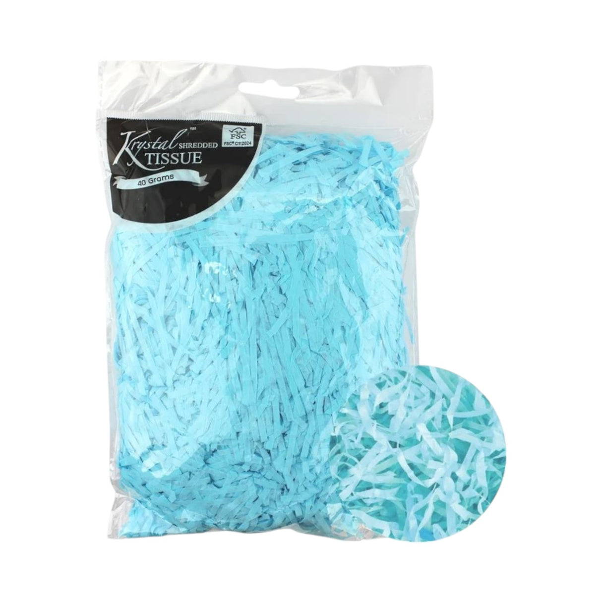 Light Blue Tissue Shred - 40g