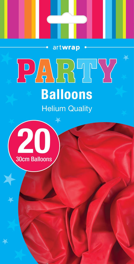 Red Balloon - 20 Pack