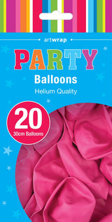 Pink Balloon - 20 Pack