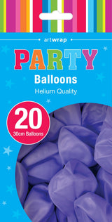 Purple Balloon - 20 Pack