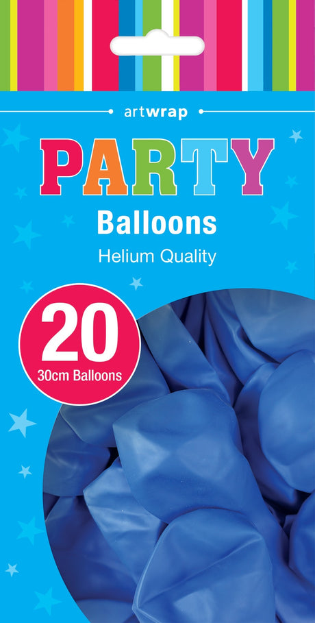 Blue Balloon - 20 Pack