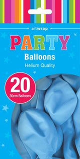 Light Blue Balloon - 20 Pack