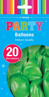 Green Balloon - 20 Pack