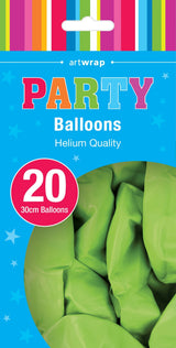 Light Green Balloon - 20 Pack