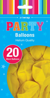 Yellow Balloon - 20 Pack