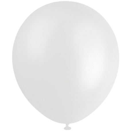 White Balloon - 20 Pack