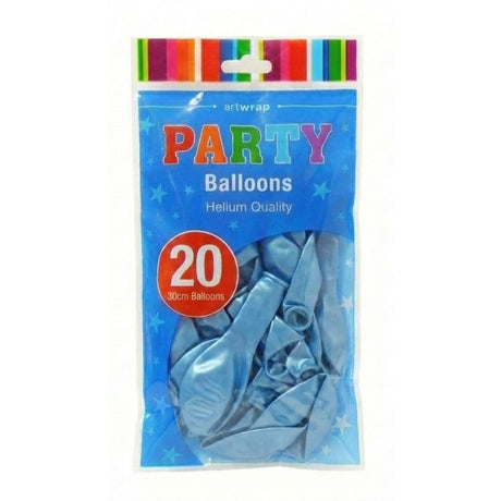 Pearl Light Blue Balloon - 20 Pack