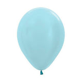 Pearl Light Blue Balloon - 20 Pack