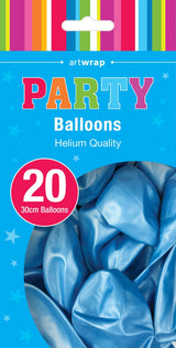 Pearl Light Blue Balloon - 20 Pack