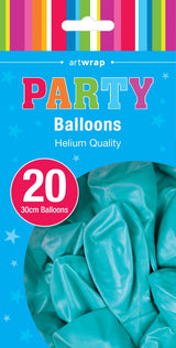 Pearl Teal Balloon - 20 Pack