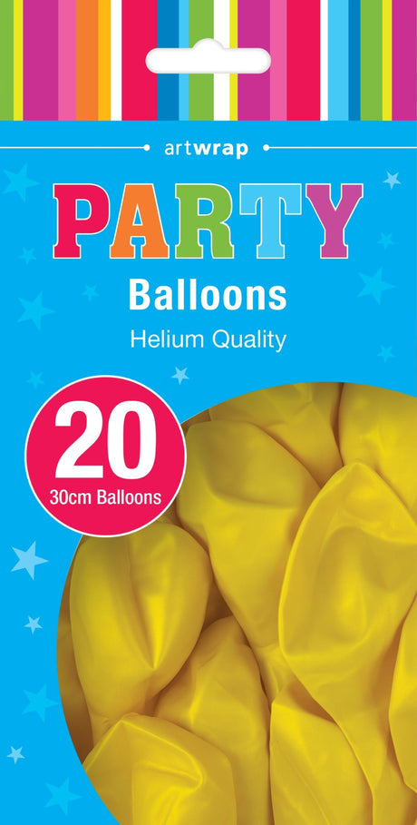 Pearl Yellow Balloon - 20 Pack