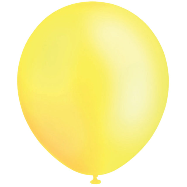 Pearl Yellow Balloon - 20 Pack