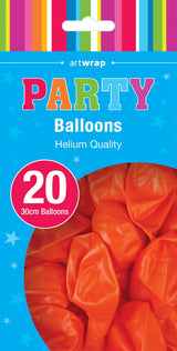 Pearl Orange Balloon - 20 Pack