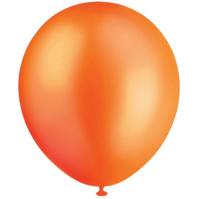 Pearl Orange Balloon - 20 Pack