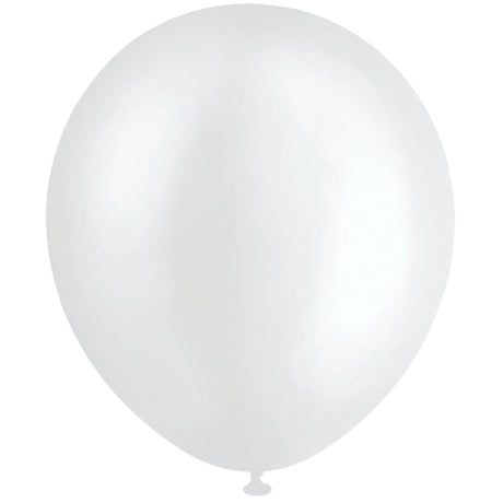 Pearl White Balloon - 20 Pack
