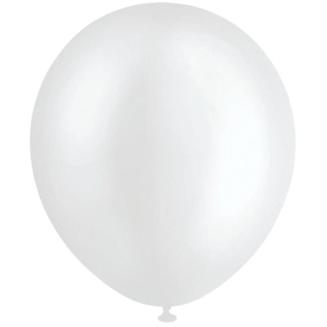 Pearl White Balloon - 20 Pack