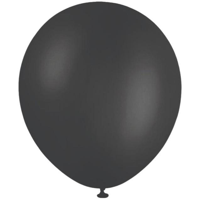 Pearl Black Balloon - 20 Pack